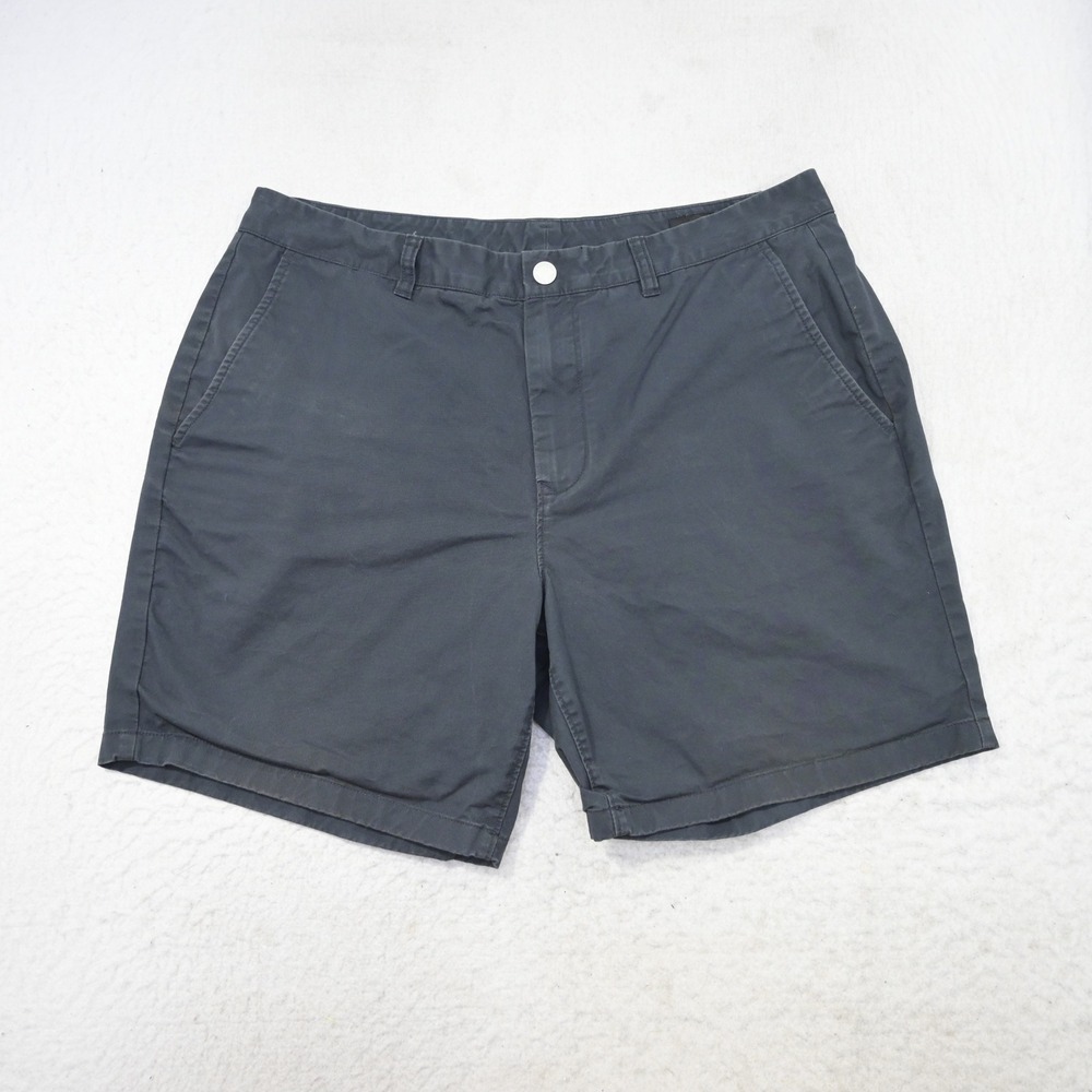 Bonobos Chino Shorts Mens 36 Athletic Fit Dark Navy Blue 7 Inch Inseam Stretch